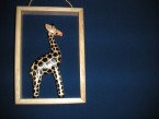 cadre 1 girafe naturel