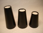 bougeoir cylindre conique série de 3