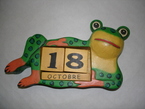 calendrier perpétuel grenouille 