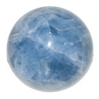 sphère en calcite bleue