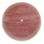sphère en quartz rose