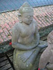 Boeddha en pièrre de lave